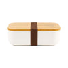 Gemline White Satsuma Bento Lunch Box