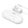 Anker White PowerWave Dual Pad Qi Wireless Charger