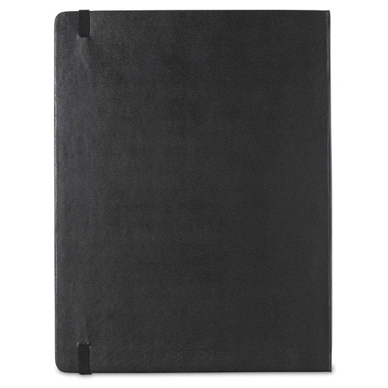 Moleskine Black Hard Cover X-Large Double Layout Notebook