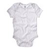 Bella + Canvas Infants' White Short-Sleeve Baby Rib One-Piece