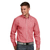 Antigua Men's Dark Red Multi Associate Shirt