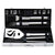 Cuisinart Stainless Steel 14 Piece Deluxe Grill Tool Set
