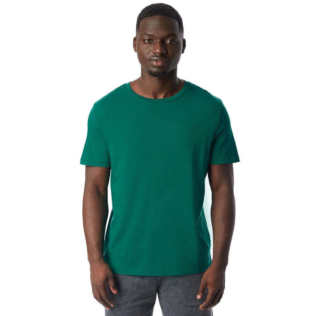 Alternative Apparel Men's Green Outsider T-Shirt
