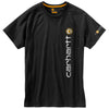Carhartt Men's Black Force Cotton Delmont Graphic Short Sleeve T-Shirt