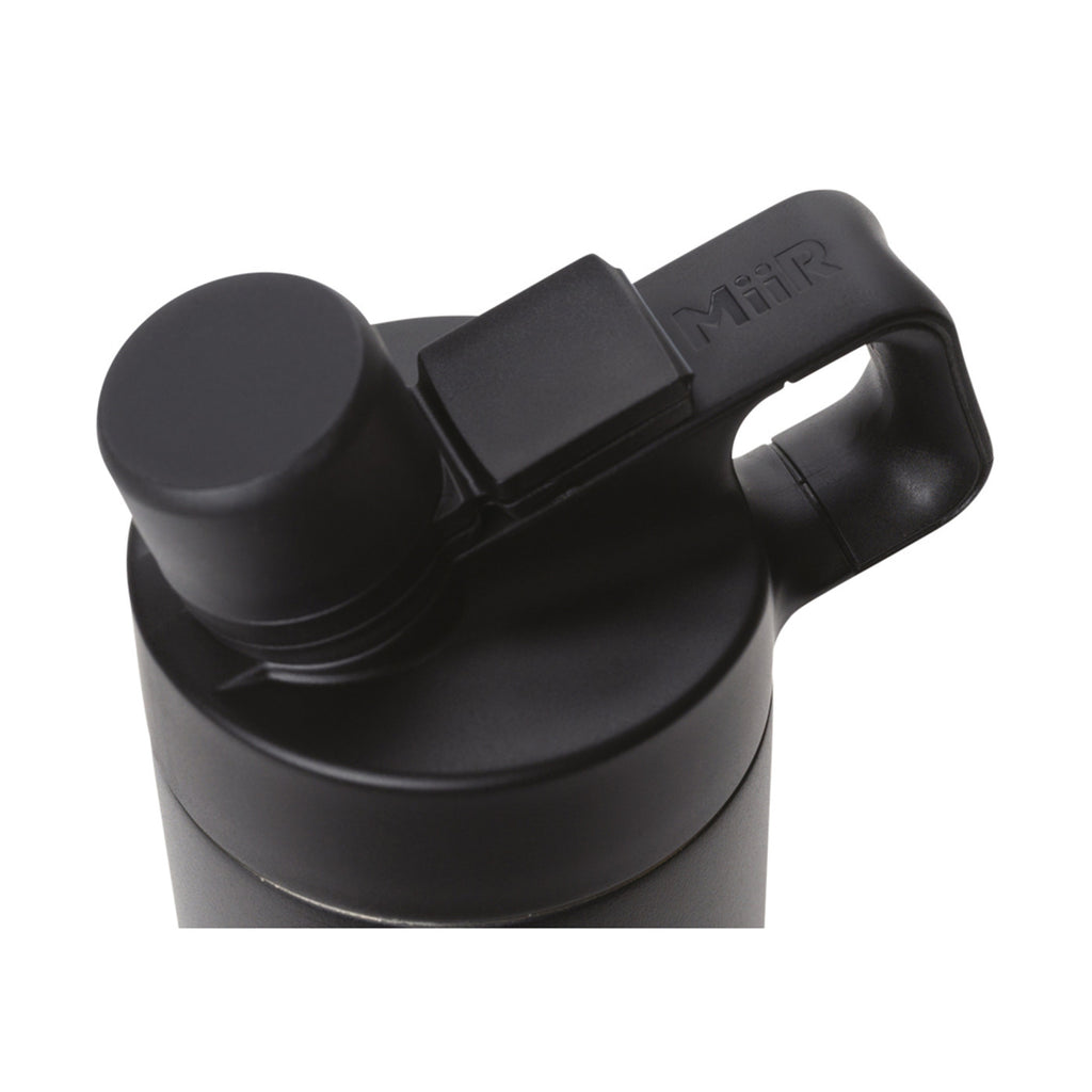 MiiR Black Powder Vacuum Insulated Wide Mouth Hatchback Chug Lid Bottle - 20 Oz.