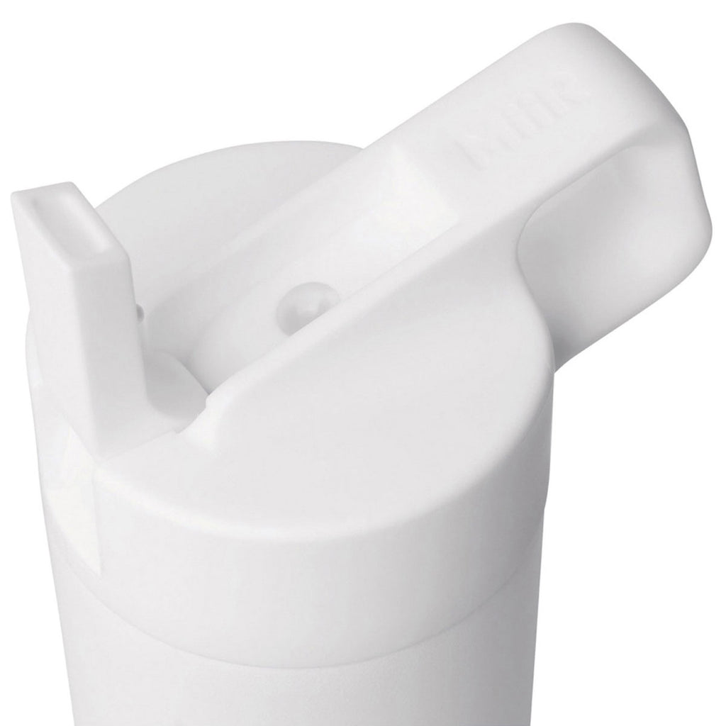 MiiR White Powder Vacuum Insulated Wide Mouth Leakproof Straw Lid Bottle - 20 Oz.