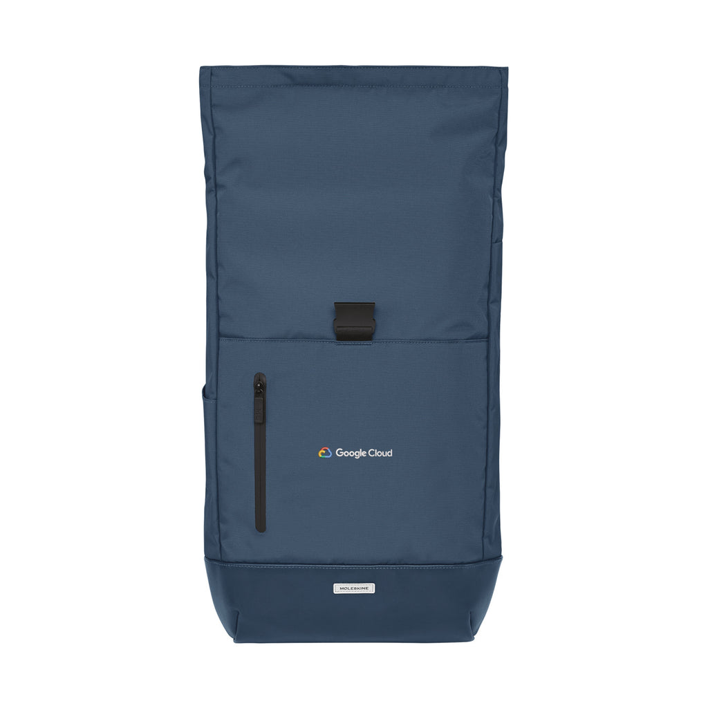 Moleskine Sapphire Blue Metro Rolltop Backpack