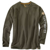 Carhartt Men's Moss Force Cotton Delmont Sleeve Graphic T-Shirt