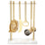 Be Home Marble/Matte Gold Luxe Hanging Bar Tool Set