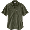 Carhartt Men's Moss Foreman Solid Short Sleeve Work Shirt