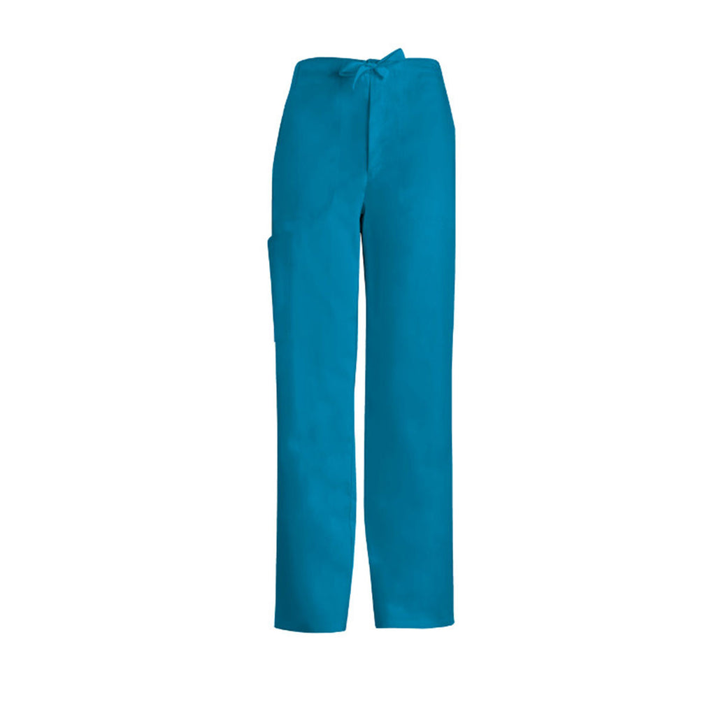 Cherokee Men's Caribbean Blue Luxe Fly Front Drawstring Pant