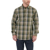 Carhartt Men's Burnt Olive Bellevue Long Sleeve Shirt