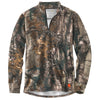 Carhartt Men's Realtree Xtra Base Force Extremes Cold Whether Camo Quarter Zip