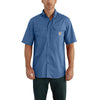 Carhartt Men's Federal Blue Force Ridgefield Solid SS Shirt