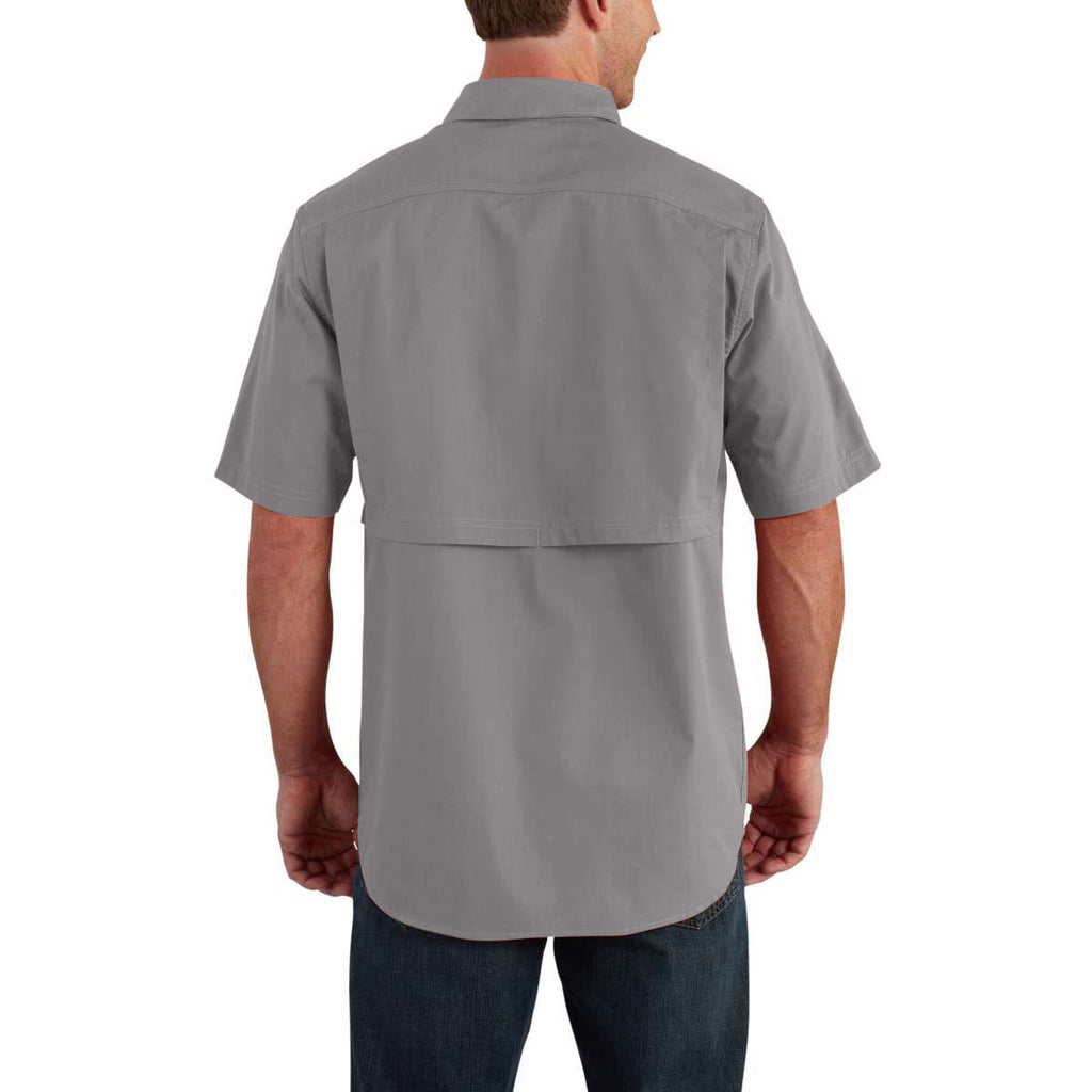 Carhartt Men's Asphalt Force Ridgefield Solid SS Shirt