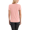 Carhartt Women's Peach Parfait Heather Lockhart Short Sleeve V-Neck T-Shirt