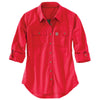Carhartt Women's Bright Coral Force Ridgefield Shirt