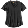 Carhartt Women's Black Heather Force Ferndale Short Sleeve T-Shirt
