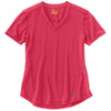 Carhartt Women's Cranberry Heather Force Ferndale Short Sleeve T-Shirt