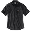 Carhartt Men's Black Rugged Professional Short Sleeve Work Shirt
