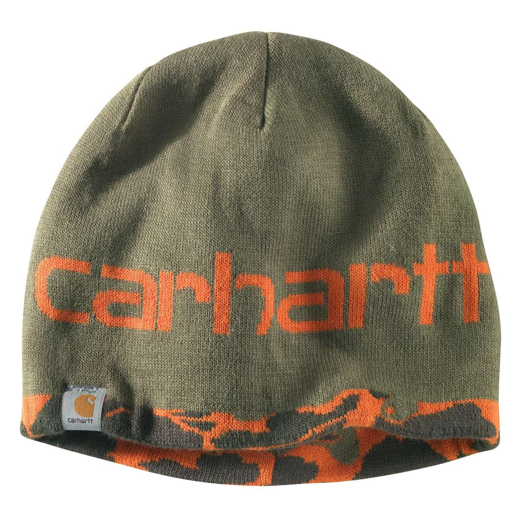 Carhartt Men's Blaze Duck Camo Montgomery Reversible Hat