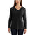 Carhartt Women's Black Lockhart Long Sleeve V-Neck T-Shirt