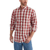 Carhartt Men's Chili Essential Plaid Button Down Long Sleeve Shirt