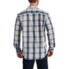 Carhartt Men's Stream Blue Essential Plaid Button Down Long Sleeve Shirt