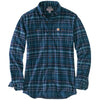Carhartt Men's Stream Blue Trumbull Plaid Shirt