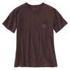 Carhartt Women's Deep Wine WK87 Workwear Pocket Short Sleeve T-Shirt
