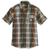 Carhartt Men's Beech Tree Force Ridgefield Plaid Short Sleeve Shirt