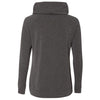 Weatherproof Women's Heather Black Heat Last Faux Cashmere Funnelneck Sweatshirt