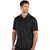 Antigua Men's Black Multi Balance Short Sleeve Polo Shirt
