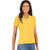 Antigua Women's Yellow Legacy Short Sleeve Polo Shirt