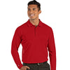 Antigua Men's Dark Red Tribute Long Sleeve T-Shirt