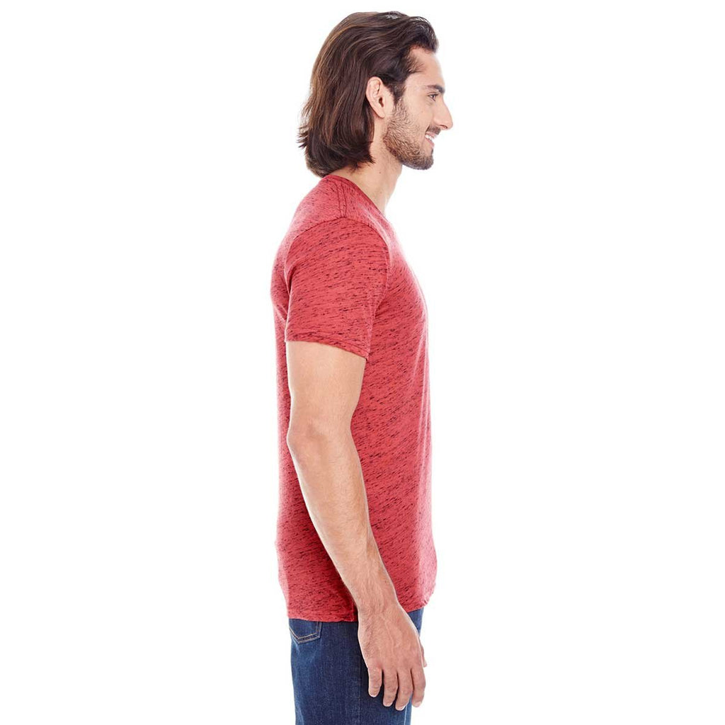 Threadfast Men's Red Blizzard Jersey Short-Sleeve T-Shirt
