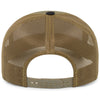 Pacific Headwear Moss Green/Black Trucker Snapback Braid Cap