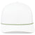 Pacific Headwear White/Moss Green Trucker Snapback Braid Cap