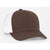 Pacific Headwear Brown/White Snapback Trucker Mesh Cap