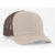 Pacific Headwear Khaki/Brown Snapback Trucker Mesh Cap
