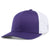 Pacific Headwear Purple/White/Purple Snapback Trucker Mesh Cap