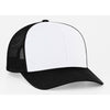 Pacific Headwear White/Black Snapback Trucker Mesh Cap