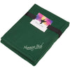 Field & Co. Green Fleece-Sherpa Blanket with Card and Band