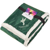 Field & Co. Green Sherpa Blanket with Card and Band