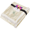 Field & Co. Tan Sherpa Blanket with Card and Band