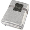 Field & Co. Light Grey Sweater Knit Sherpa Blanket