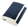 Field & Co. Navy 100% Recycled PET Sherpa Blanket