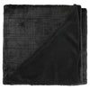 Leed's Black Luxury Comfort Flannel Fleece Blanket
