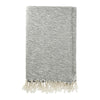 Hilana Dark Grey Upcycled Yalova Ultra Soft Marbled Blanket