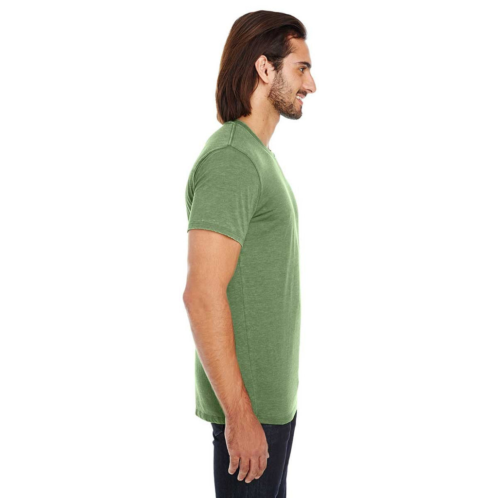 Threadfast Unisex Vintage Grass Dye Short-Sleeve T-Shirt